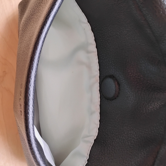 Colab Black Vegan Leather Crossbody Purse - Picture 8 of 9